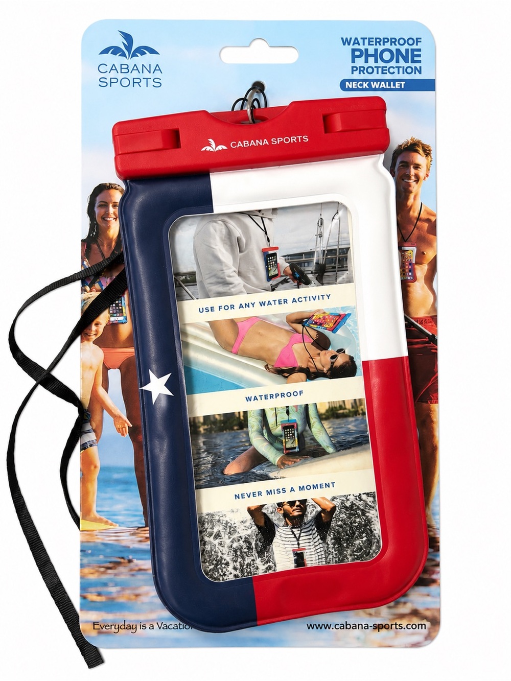 Waterproof Phone Case - Red, White & Blue
